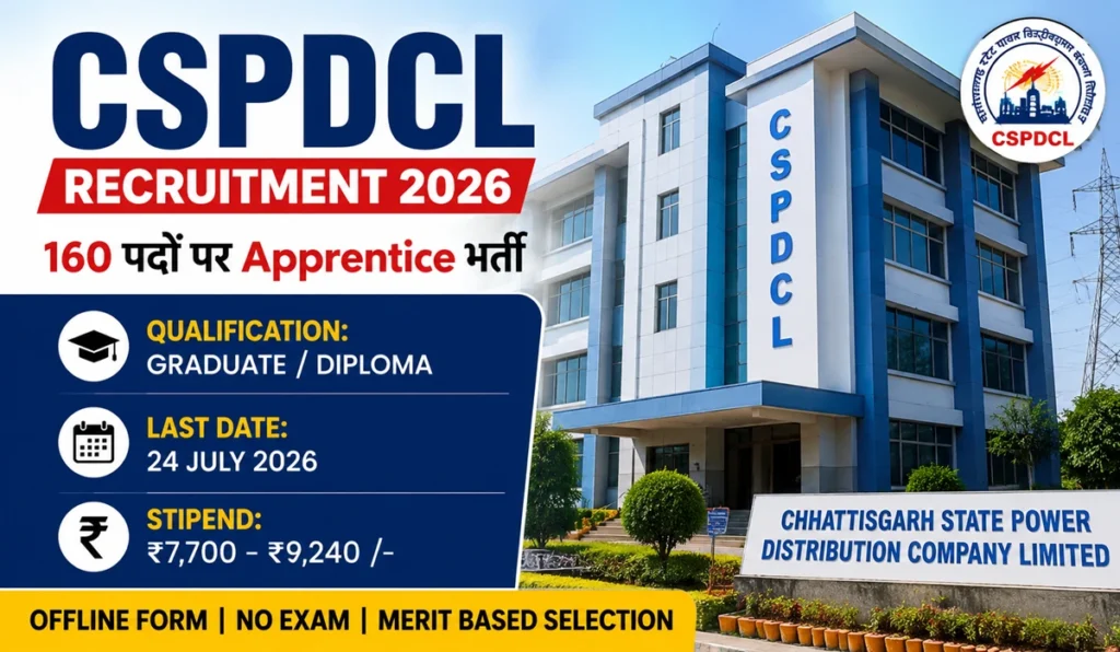 CSPDCL Recruitment 2026