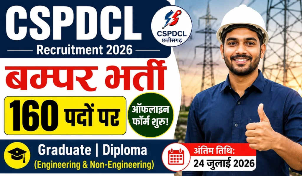 CSPDCL Recruitment 2026