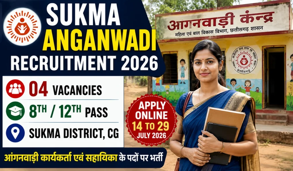 Sukma Anganwadi Recruitment 2026