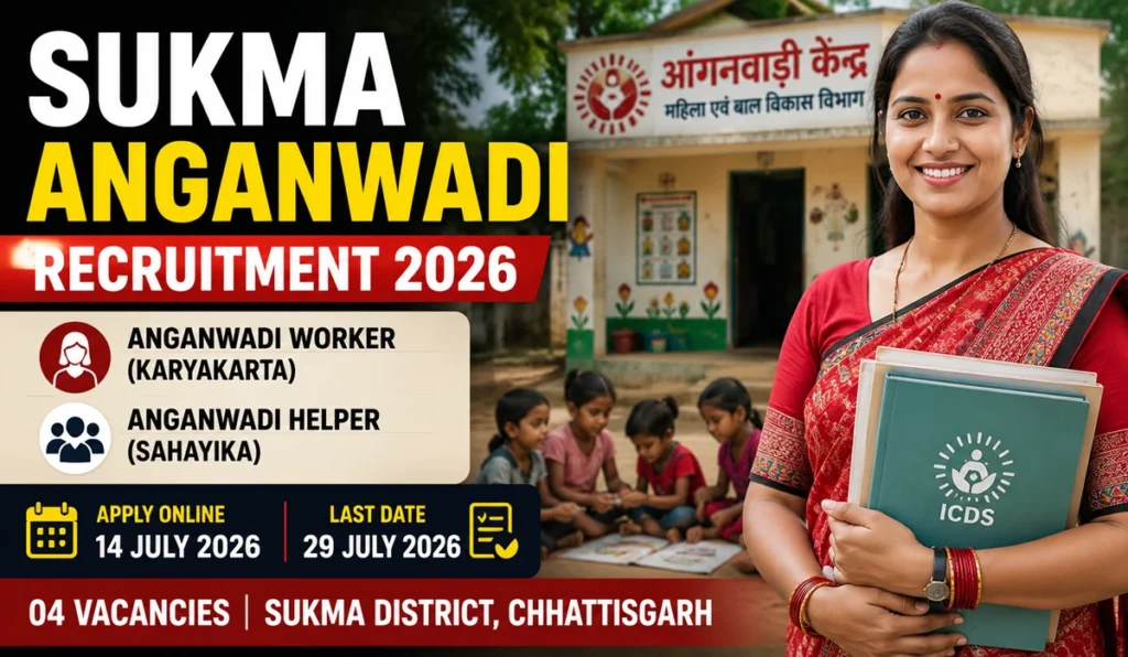Sukma Anganwadi Recruitment 2026