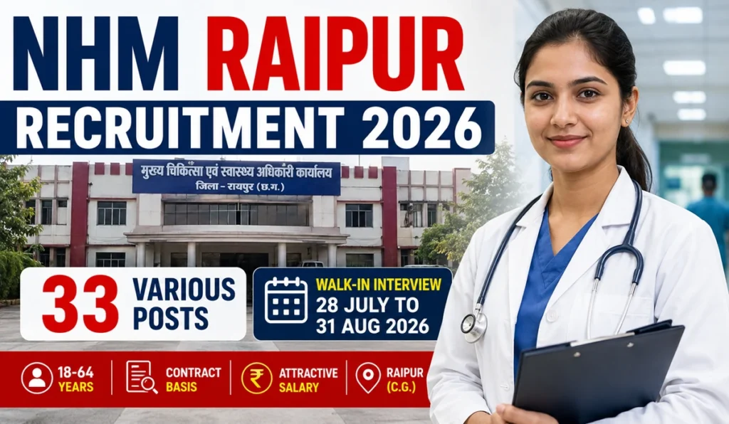 NHM Raipur Recruitment 2026