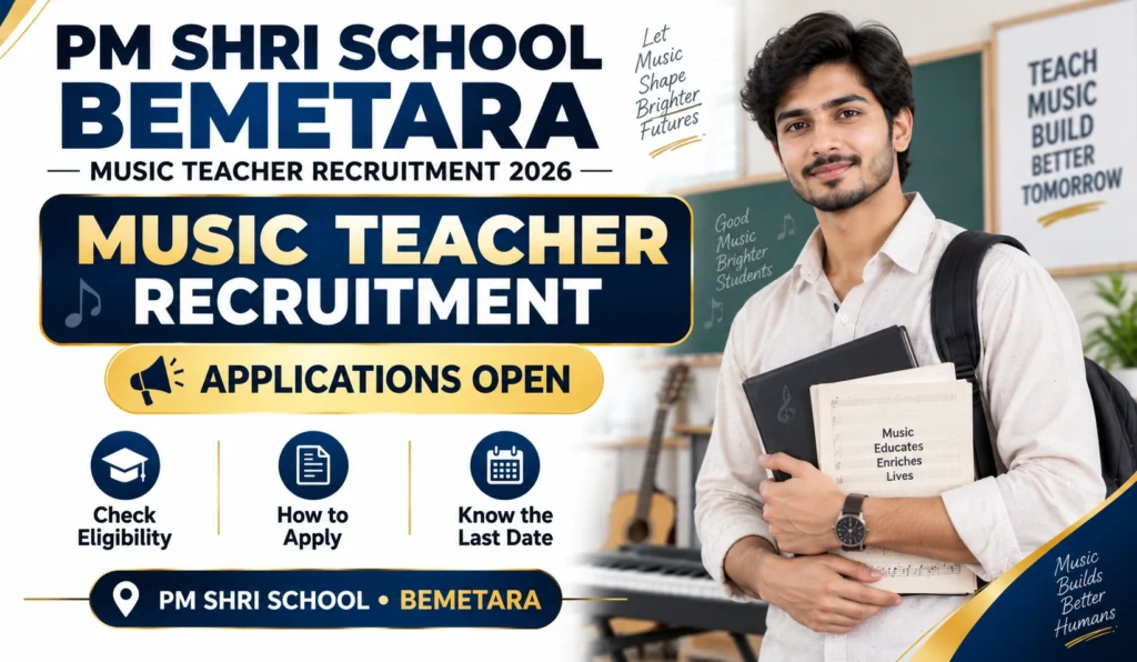 Bemetara Music Teacher Vacancy 2026