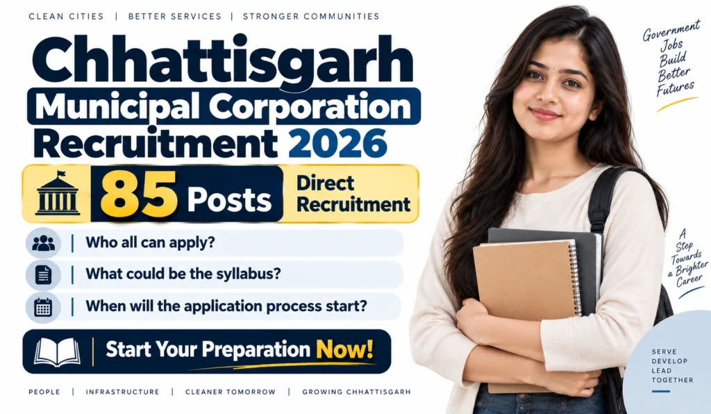 CG Nagar Nigam Recruitment 2026