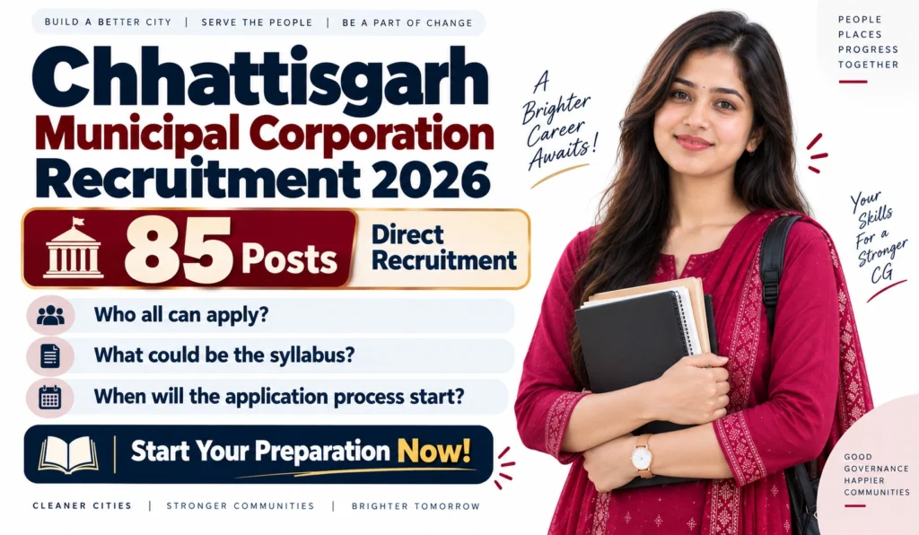 CG Nagar Nigam Recruitment 2026